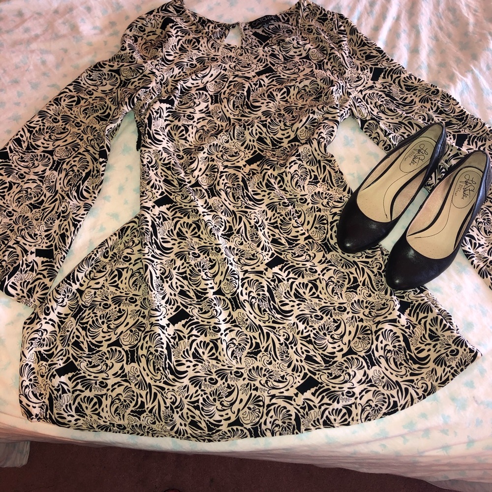 Gorgeous Bell Sleeve Open Back Dress